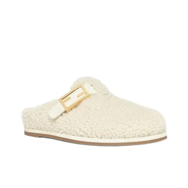 FENDI Feel Logo Plaque Mules Women's-2