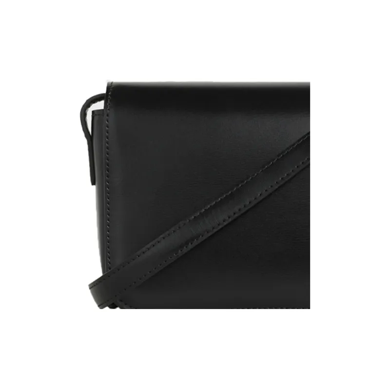 CELINE Triomphe Arc De Triomphe Cow Leather Shoulder Bag Crossbody Bag Extra Mini Women's Black-4