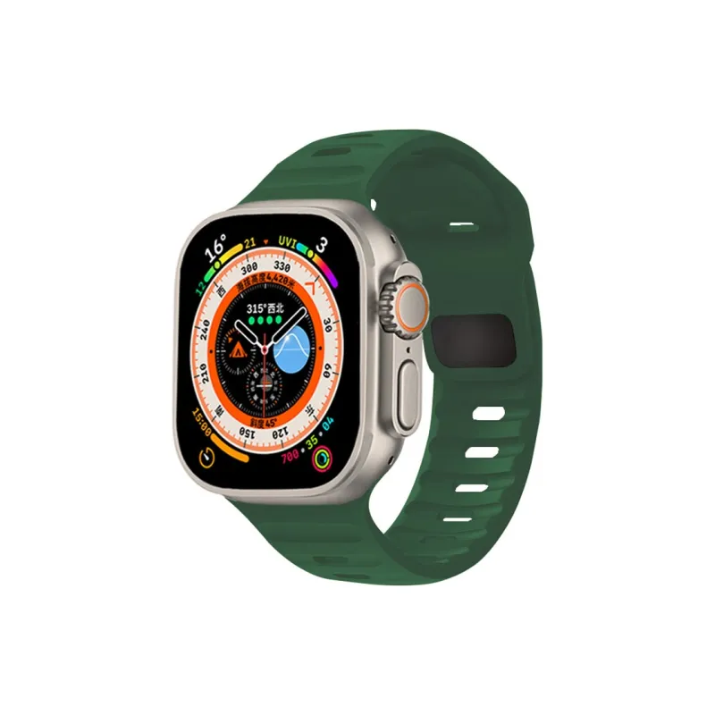 ZHENGGUANG Watch Band Apple Compatibility Silicone Material-9