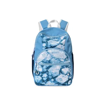 FINITE LOOP Recycled Material Backpack Unisex Blue