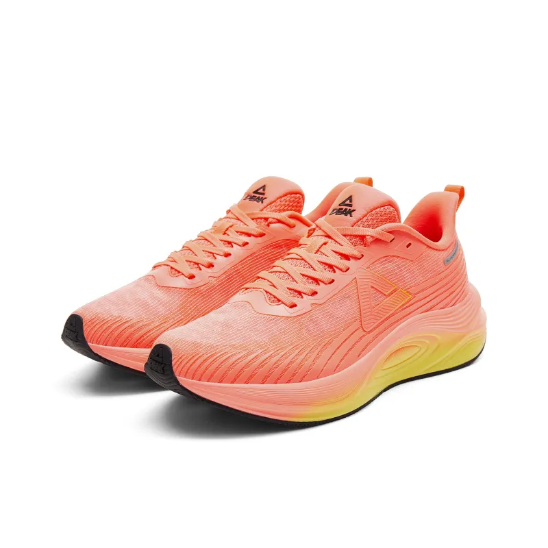 PEAK Low Top Running Shoes Men's Fluorescent Water Red-2