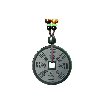 CUIYIN Hetian Jade Pendants Green Jade Unisex