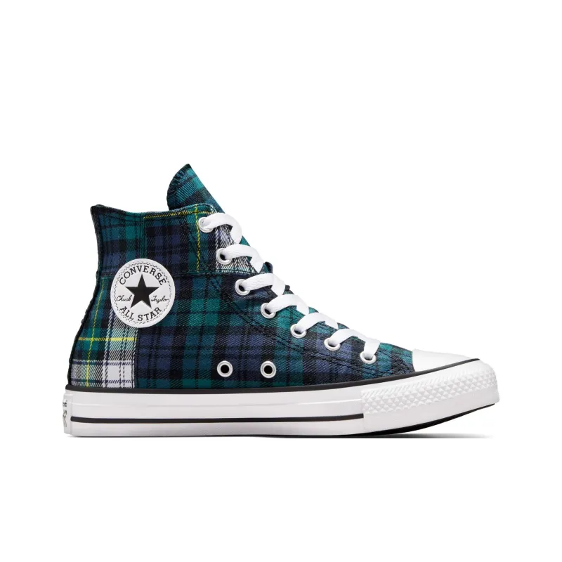 Converse Chuck Taylor All Star Anti Slip Wear Resistant High Top Kids Canvas Shoes Blue Green Teenagers-1