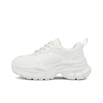 ZSBELLA Anti Slip Wear Resistant Low Top Chunky Sneakers Women's