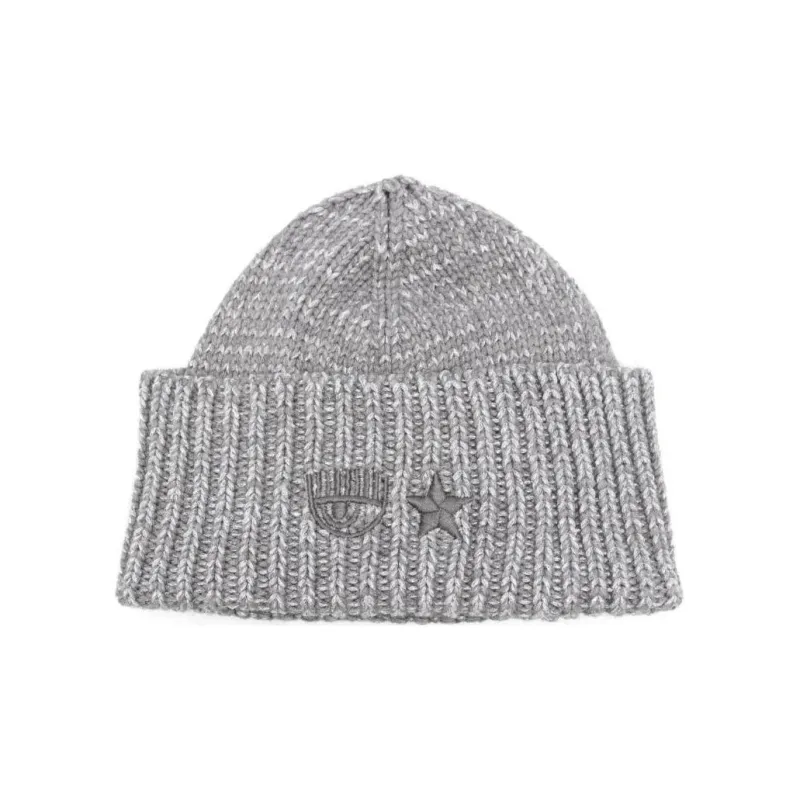 CHIARA FERRAGNI Eye Star embroidered Beanie-0