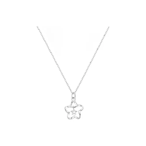 Heart Grass 999 Fine Silver Necklaces Women's