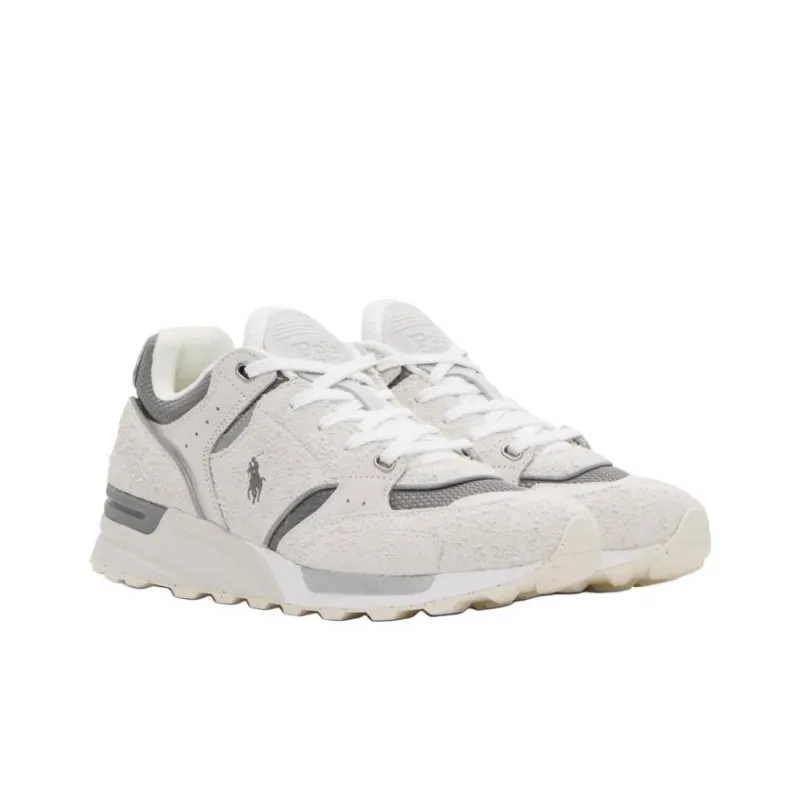 Polo Ralph Lauren Trackster 200 Low-Top Casual Shoes Men's White-3