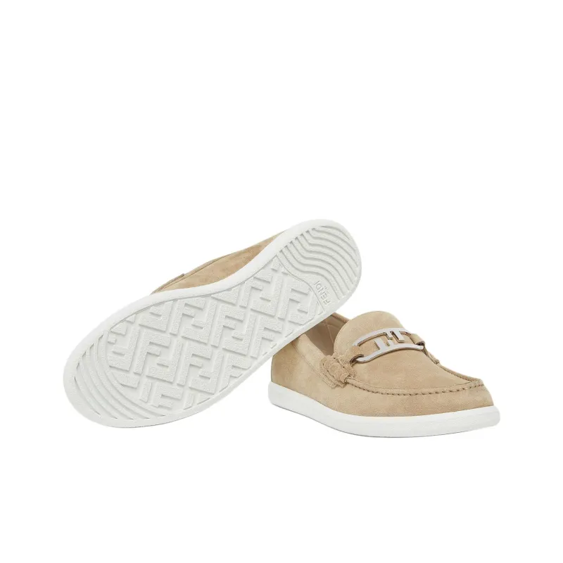 FENDI O'Lock Slip On Loafers-5