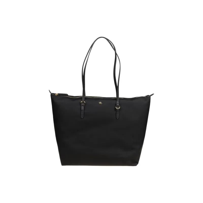 Ralph Lauren Nylon Tote Bag, Shopping Bag, Shoulder Bag, Handbag Tubas Women's Black-0