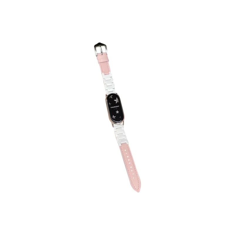 MSSM Xiaomi Compatibility Watch Band Ceramic, Genuine Leather Material-0
