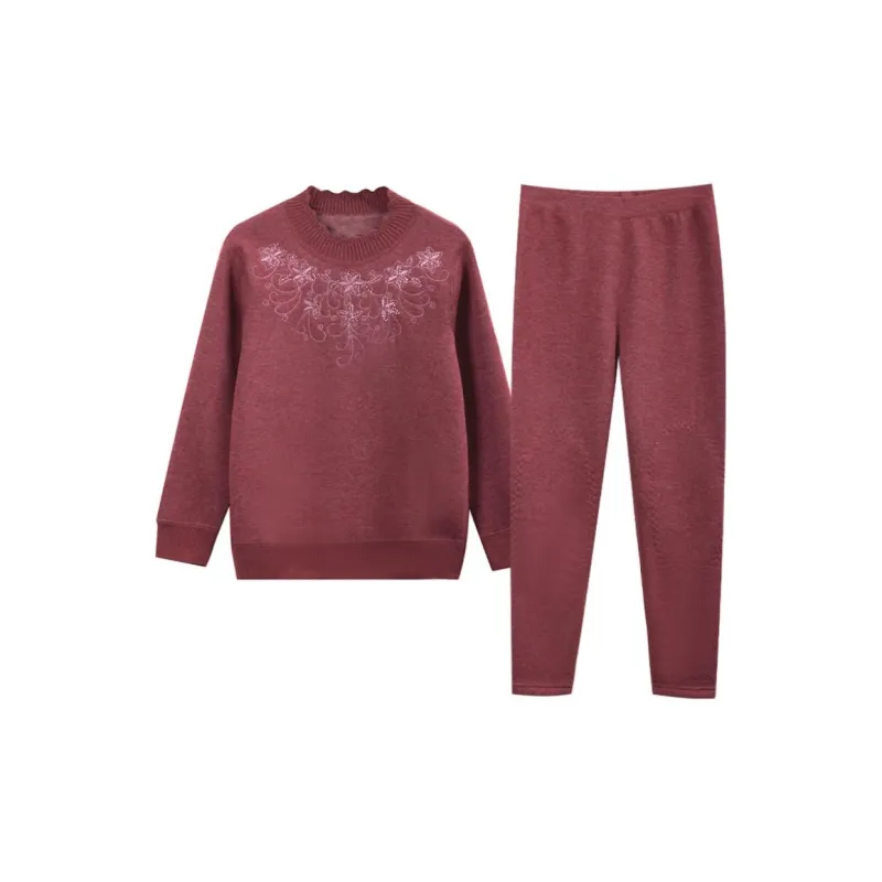 Yalu Thermal Set Women's Light Purple-0