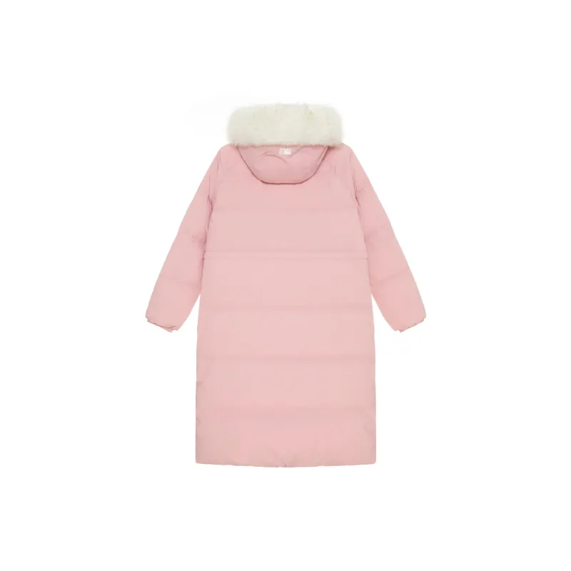 MLB New York Yankees Basic Collection Down Jacket Women's Hemp Pink-1