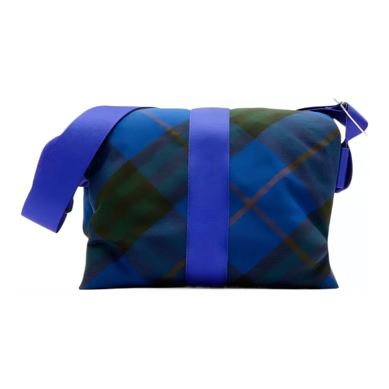 Burberry Polyester Polyurethane Shoulder Bag Crossbody Bag Men's Knight Blue-2