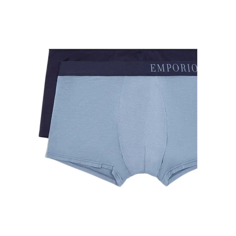 EMPORIO ARMANI Two pack Of Asv Soft touch Eco Viscose Boxer Briefs-3
