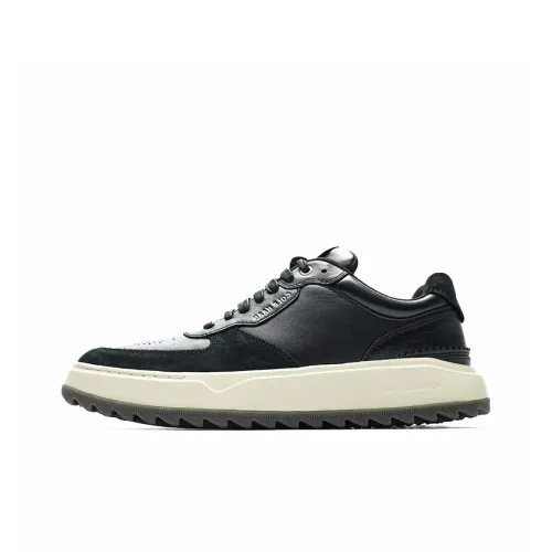 COLE HAAN Cushioning Wear Resistant Low Top Skateboard Shoes Men's Black