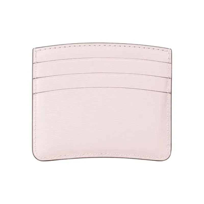 CARTIER Calfskin Card Holder Women's Pink-1