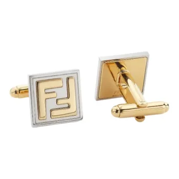 FENDI Bronze Cufflinks Men's Gold