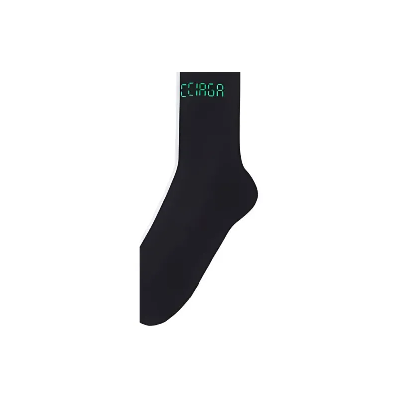 Balenciaga FW22 Mid Calf Socks Women's 1 Pack Black-5