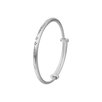 Shunqin Silver Building Sterling Silver S999 Bangles Women's