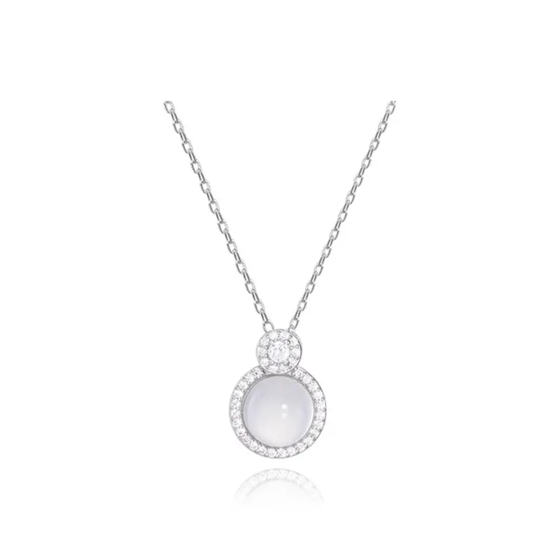 Suddenly Lucky Chalcedony Necklaces Women's-0