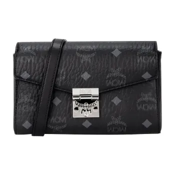 MCM Millie Visetos Shoulder Bags