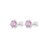 1 Pair-Ice Crystal Pink