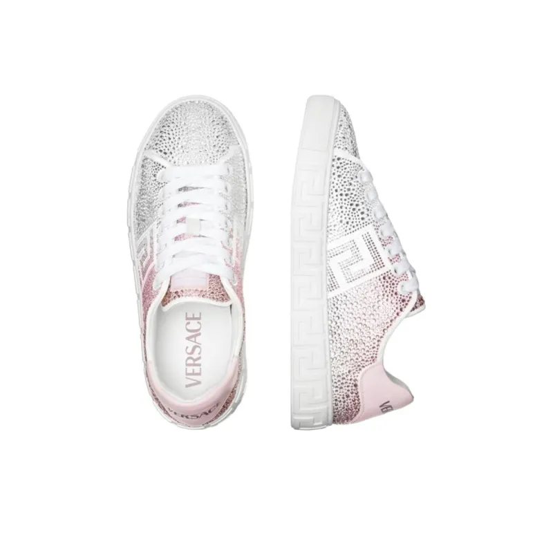 FANSIZHE Greca Low Top Skateboard Shoes Women's Pink-3