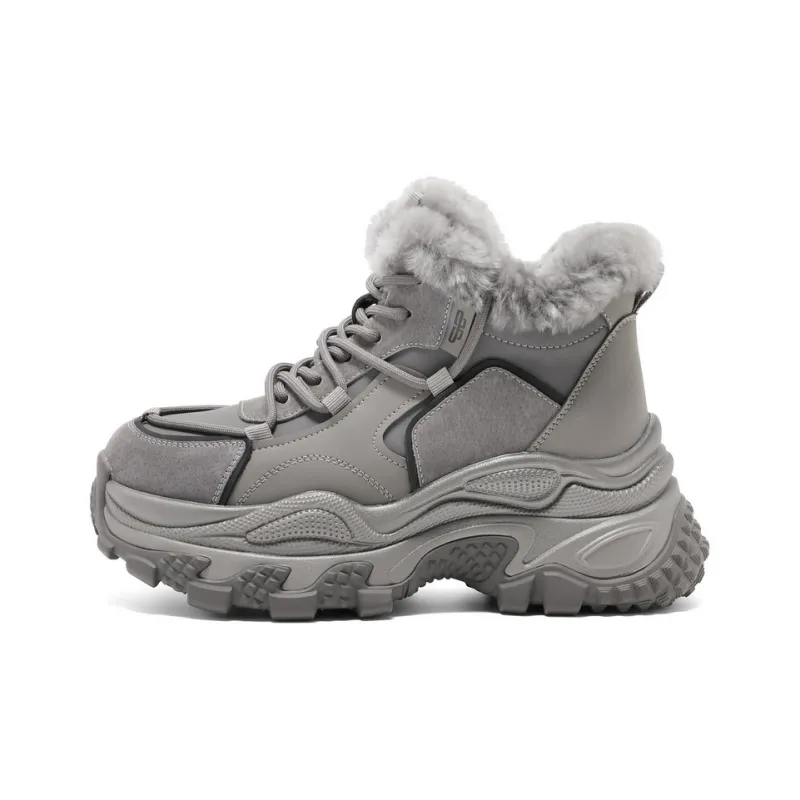 BELLE Anti Slip Wear Resistant High Top Chunky Sneakers Women's-0