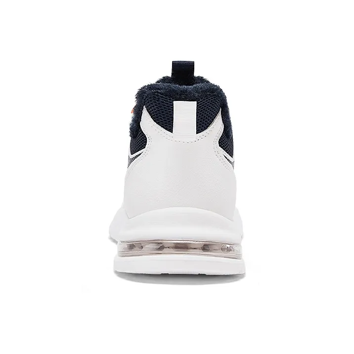 Warrior Warm And Lightweight Low Top Casual Shoes Men's White Navy Blue-3