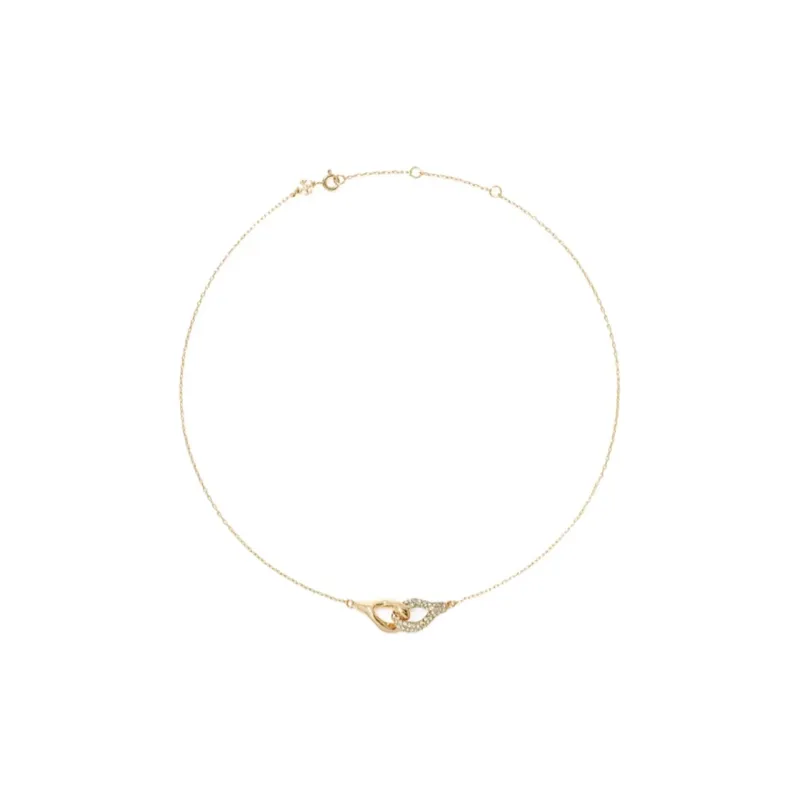 TORY BURCH Embellished Pendant Necklace-1