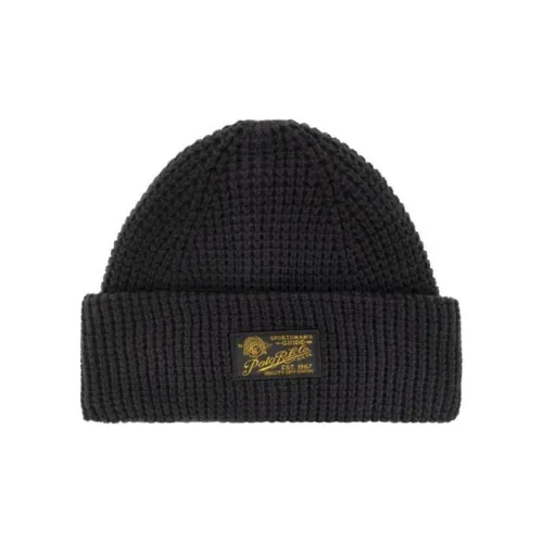 Polo Ralph Lauren Logo Patch Ribbed Beanie
