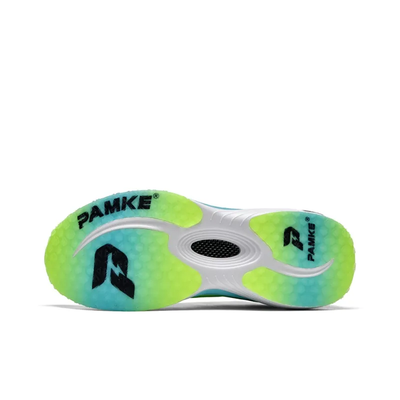 PANKE Frenzied 1.5 Anti Slip Wear Resistant Low Top Carbon Plate Sprint Running Shoes Unisex Green-4