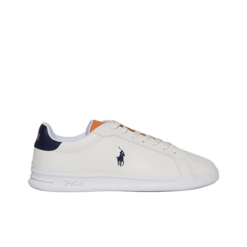 Polo Ralph Lauren Court Skateboard Shoes Men's White-1