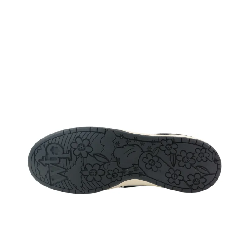WATER THE PLANT Low Top Skateboard Shoes Women's Black-6
