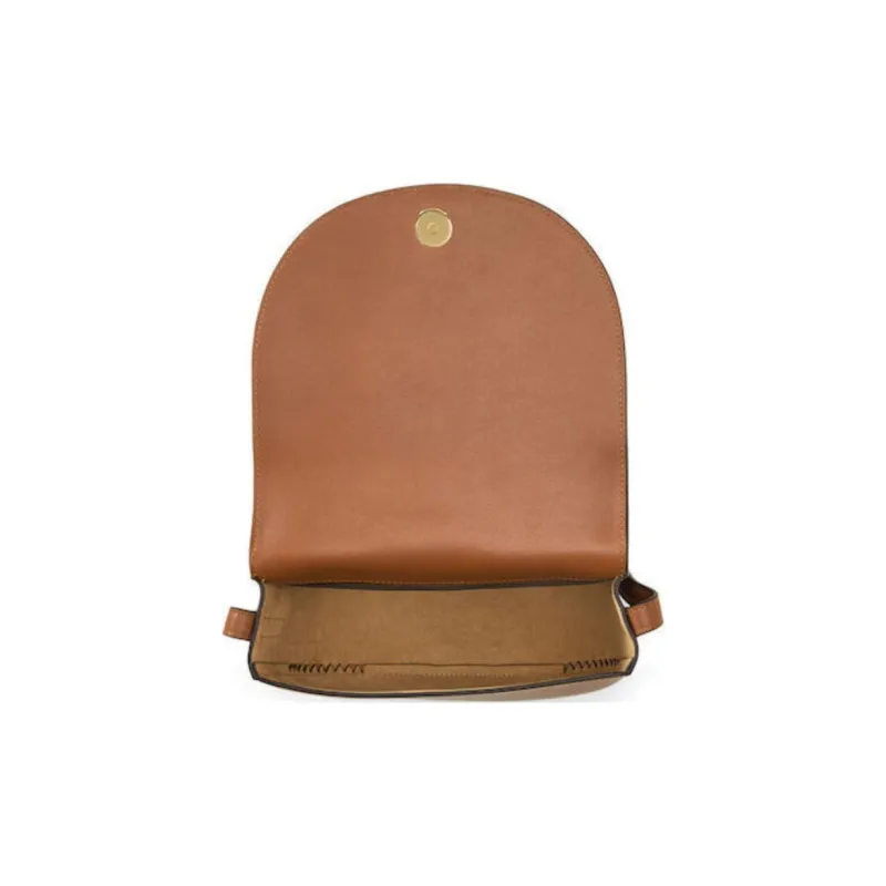 Ralph Lauren Leather Crossbody Bag, Shoulder Bag Women's Brown-4