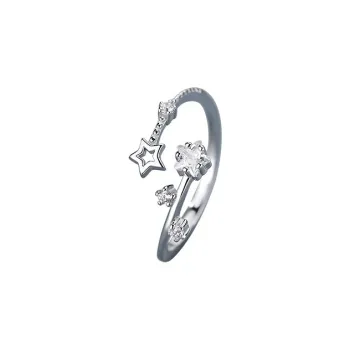 JESCAKOO S925 Silver Rings Women's