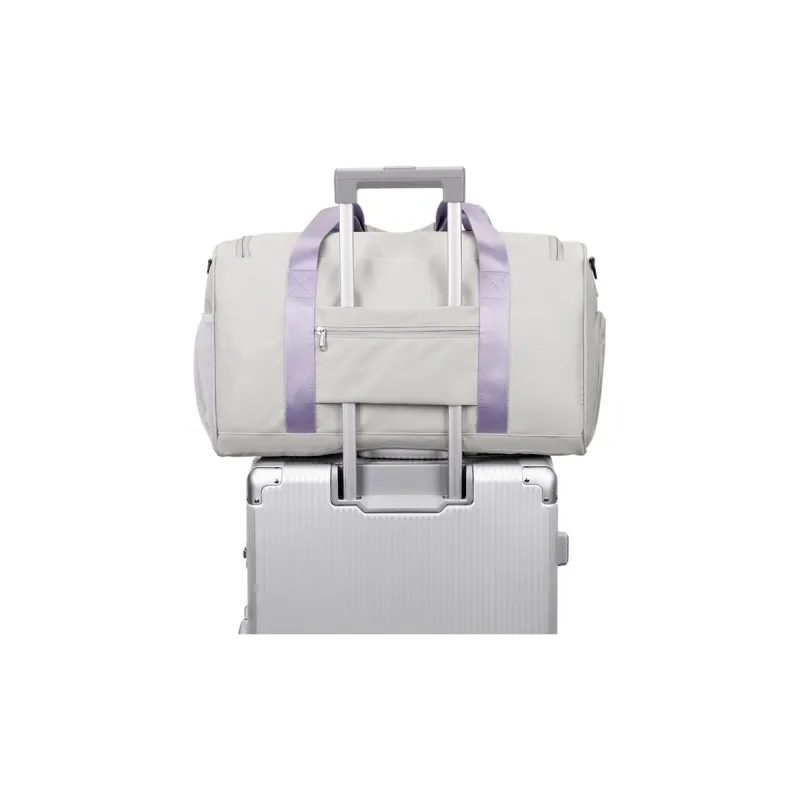 ZUOFEIFAN Fabric Gym Bag Large Size Unisex Gray-6