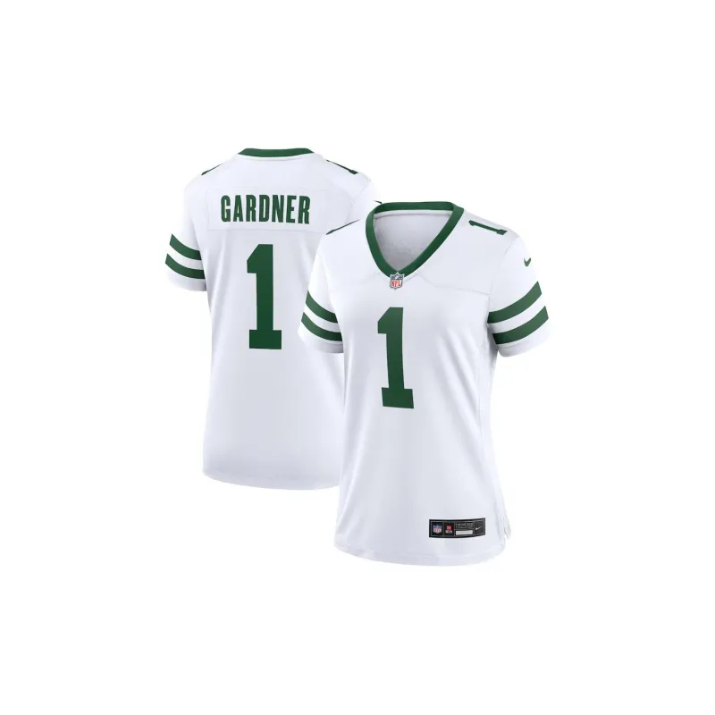 Nike Sauce Gardner New York Jets Men's Nike Nfl Game Football Jersey-2