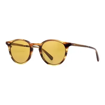 Mr. Leight Acetate Round Sunglasses Unisex Tortoiseshell