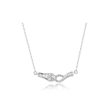 ZOKS S999 Fine Silver Necklaces Women's