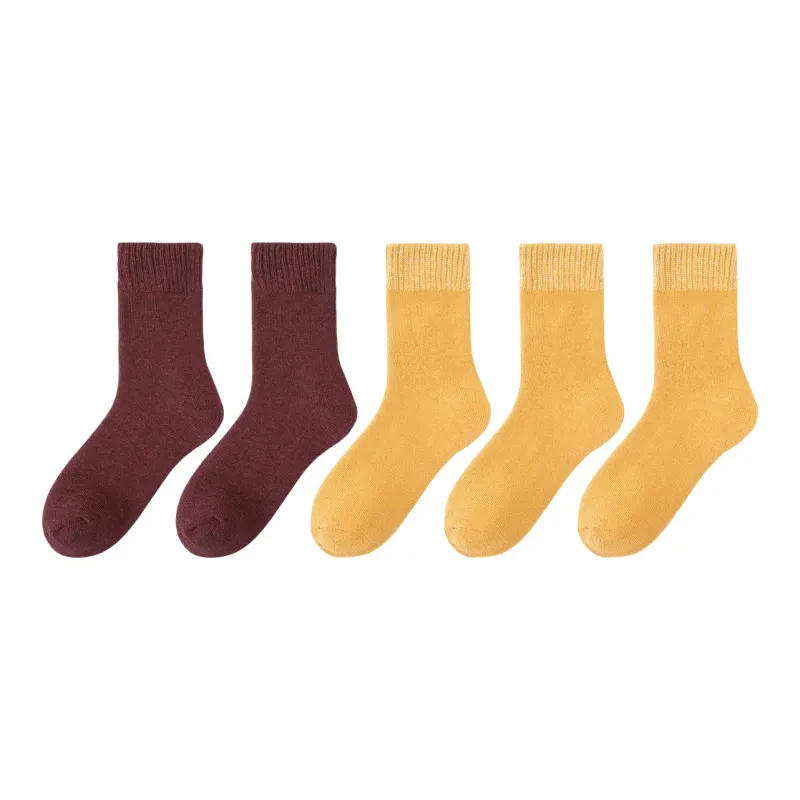AOKANG Mid Calf Socks Women's 5 Pack-8
