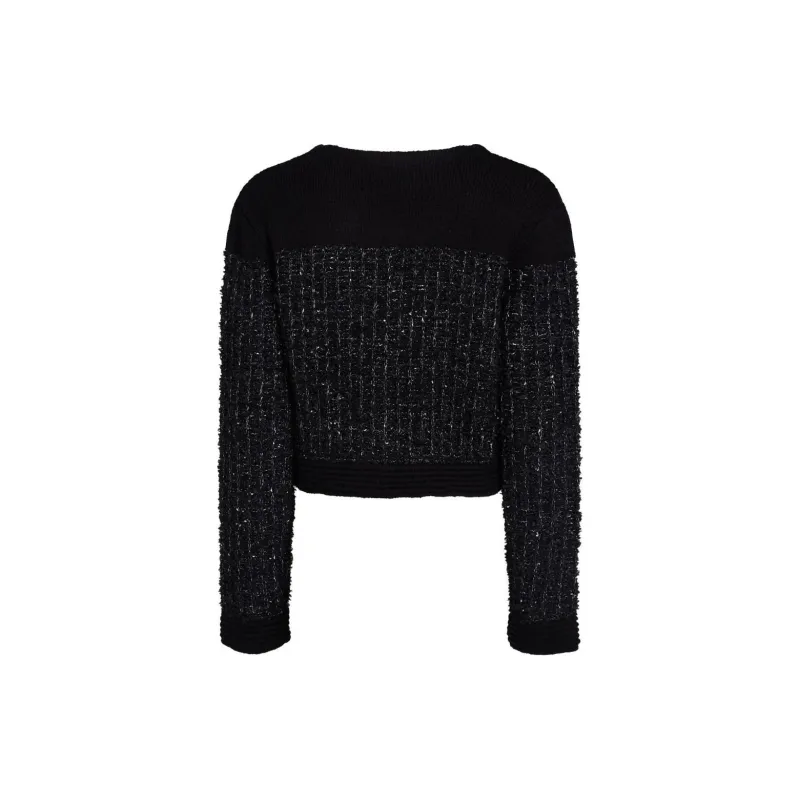 KARL LAGERFELD / Karl Lagerfeld Jeans Bouclé Knit Cardigan-1