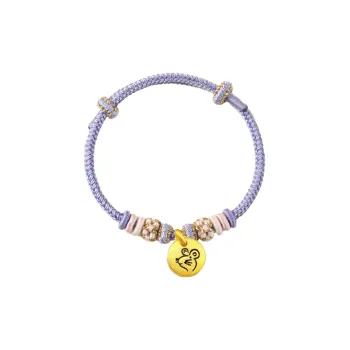 Zheng Tai Fook S925 Silver Bracelets Unisex