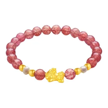 Danfu Gold Bracelet Unisex