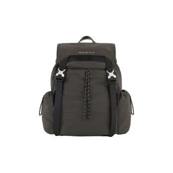 EMPORIO ARMANI Nylon Backpack Men's Green