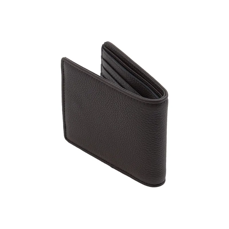 Valentino Calfskin Wallet Men's Dark Brown-2