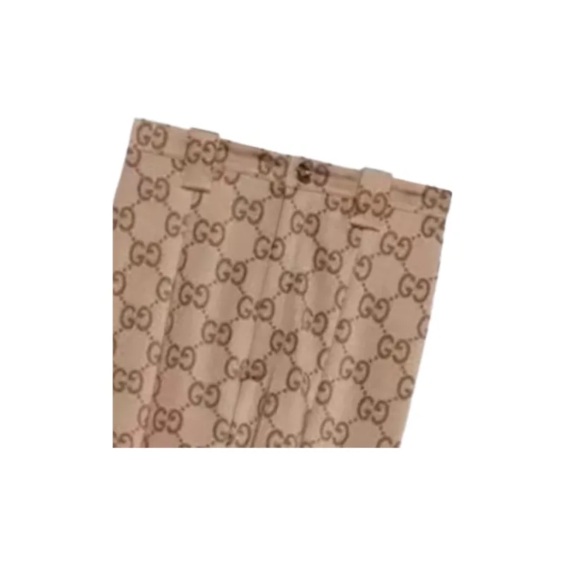 GUCCI X Balenciaga The Hacker Project Maxi Gg Pantaleggings Beige/Ebony-3