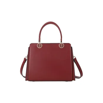 PAYOT Microfiber Synthetic Leather Wedding Bag One Shoulder Crossbody Regular Women's Burgundy/Ecru