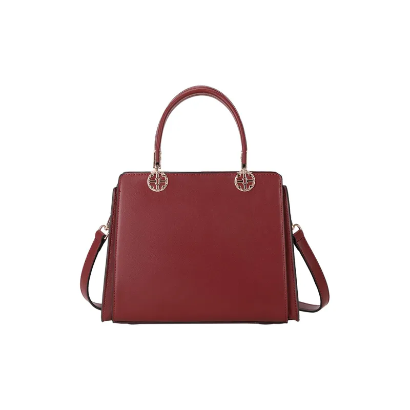 PAYOT Microfiber Synthetic Leather Wedding Bag One Shoulder Crossbody Regular Women's Burgundy/Ecru-0