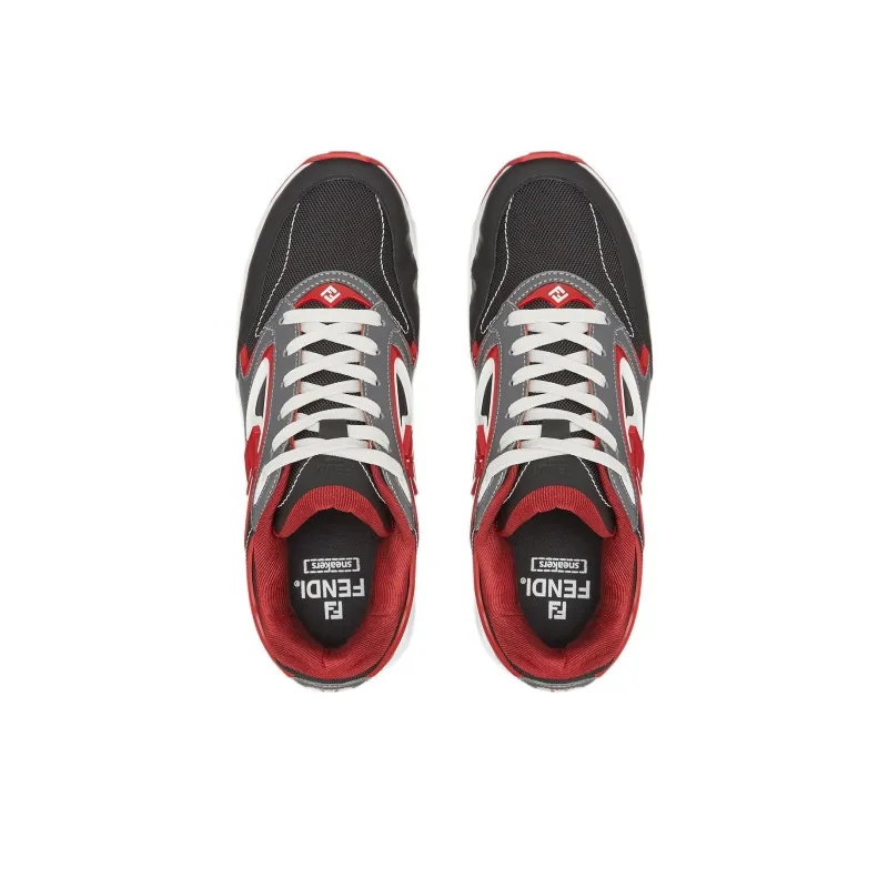 FENDI Forward Lace Up Sneakers-3